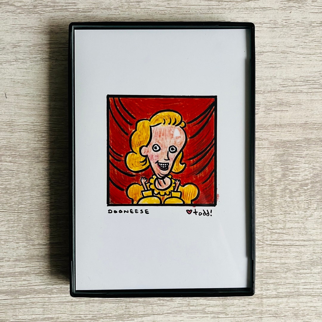 Art, Print, SNL, Dooneese, 4x6 Inches, Pop Culture, Wall Decor, TV