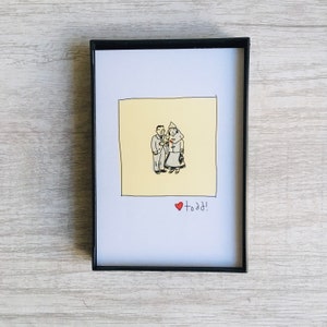 The Decemberists - The Crane Wife, Art, Print, 4 x 6 inches, music, record cover, album art, illustration, wall decor, gift idea