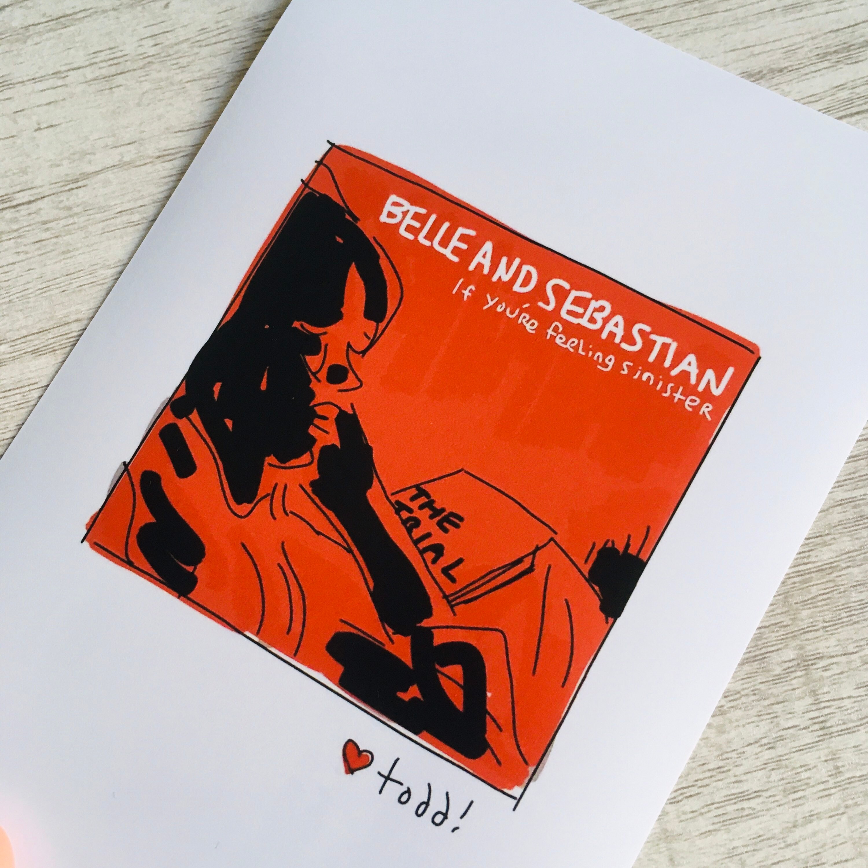 Belle and Sebastian - If You're Feeling Sinister, Art, Print