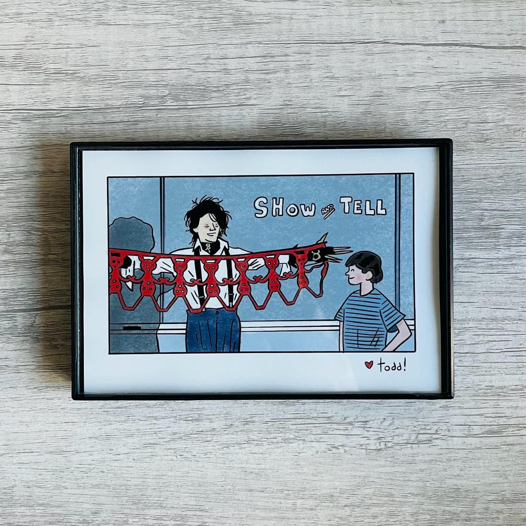 Edward Scissorhands Print: Tim Burton Movie Fan Gift (4x6 Inch) - Etsy