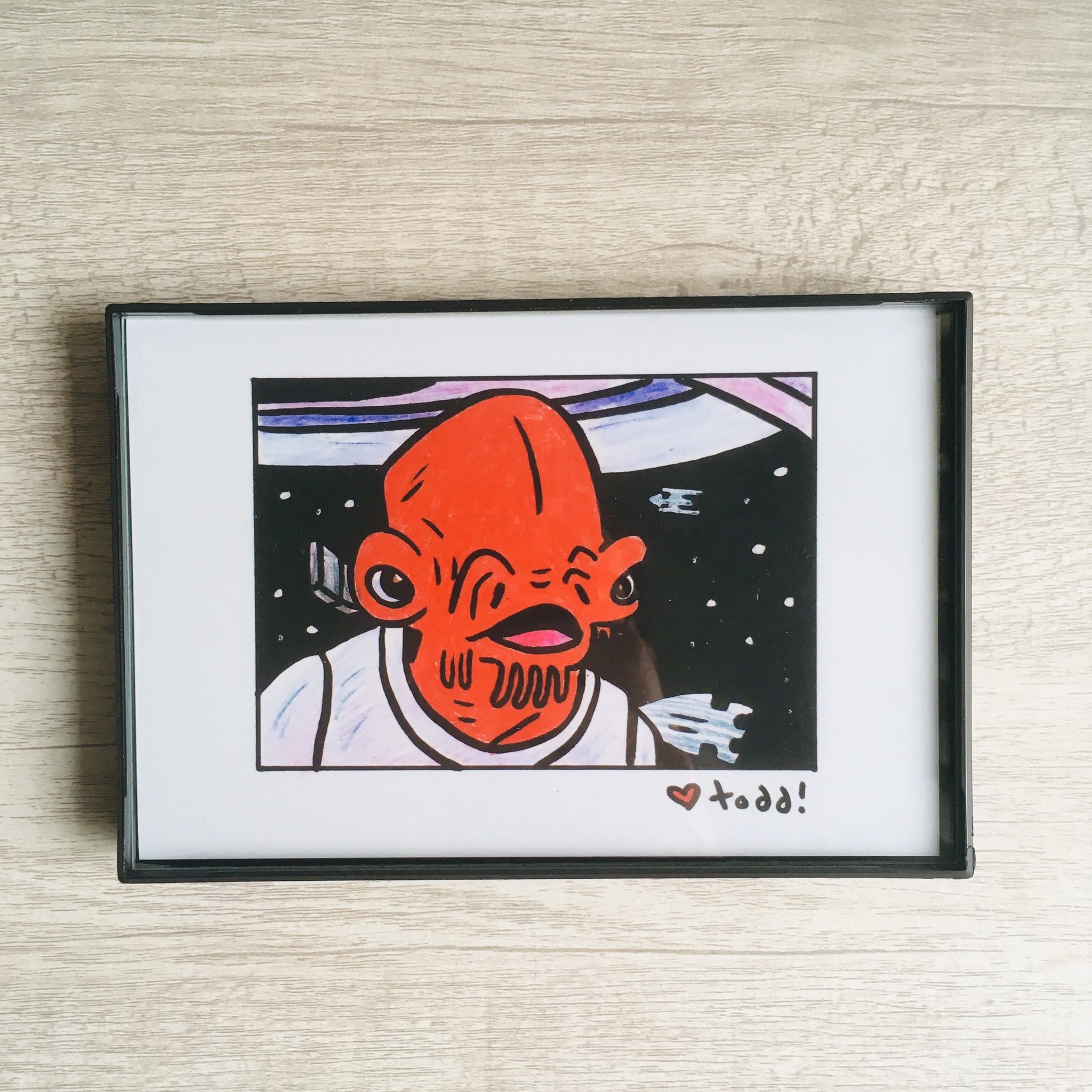 Star Wars Parody Pop Art Movie Greats SINGLE TOILE murale ART Photo Print