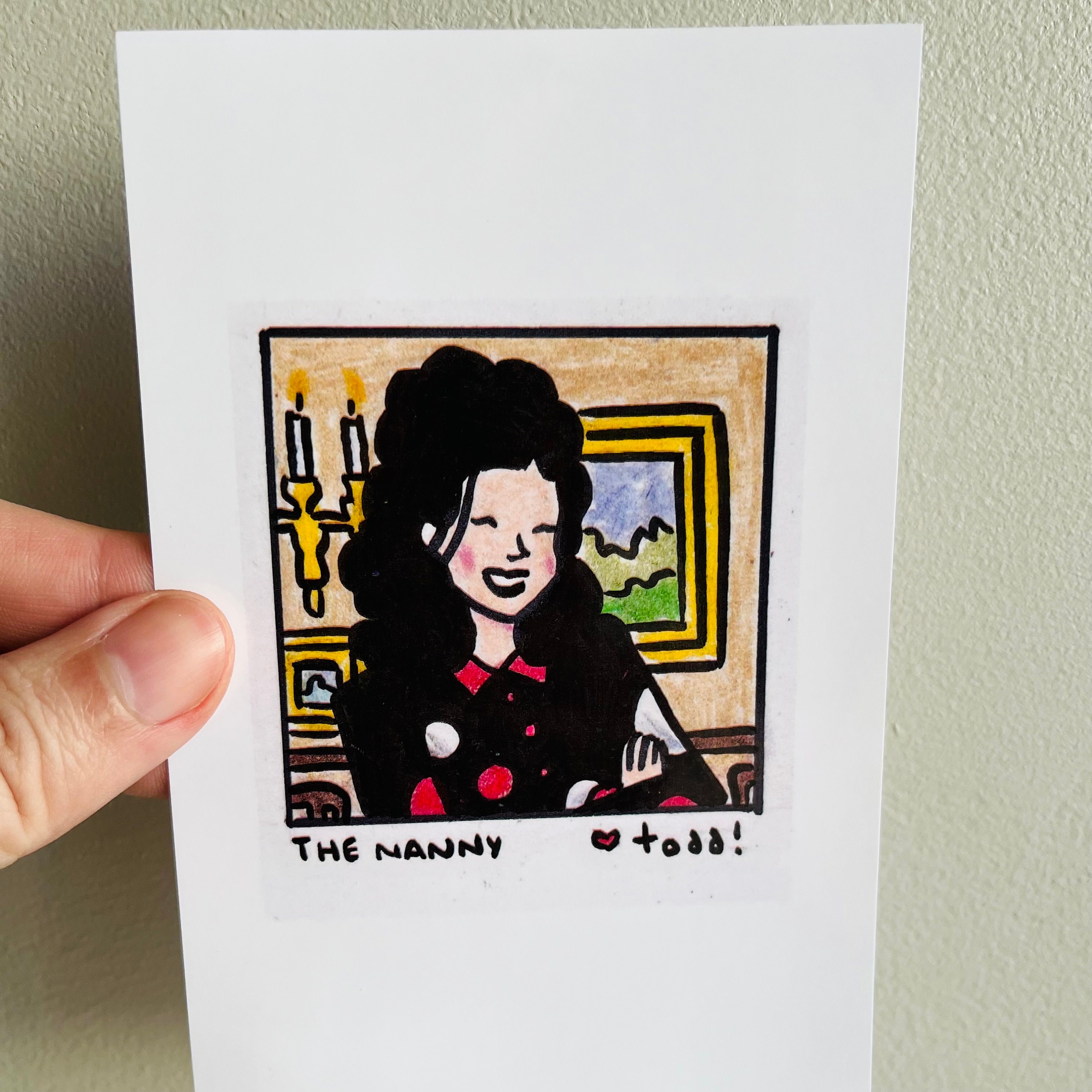 The Nanny - Print, 4 X 6 Inches, TV, Framed Artwork, Wall Decor