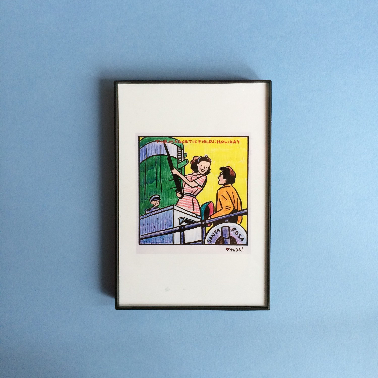 The Fields Holiday Art Print 4 X 6 Inches Music Etsy