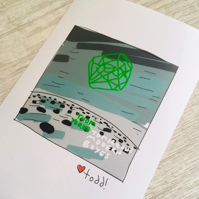 Thom Yorke - Tomorrow's Modern Boxes, Art, Print, 4 X 6