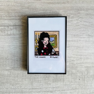 The Nanny - Print, 4 x 6 inches, TV, framed artwork, wall decor, art, Fran Fine, Fran Drescher