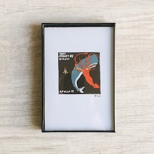 They Might Be Giants - Apollo 18, Art, Print, 4 x 6 inches, music, record cover, album art, illustration, gift idea, wall decor, TMBG