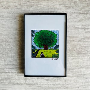 The Shawshank Redemption - 4 x 6 inch PRINT, Art, Movies, Illustration, Wall Decor, Stephen King, Morgan Freeman