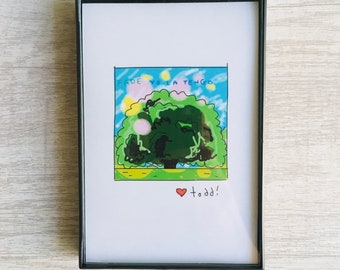 Yo La Tengo - Fade, Art, Print, 4 x 6 inches, music, record cover, album art, illustration, gift idea, wall decor
