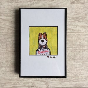 Isle of Dogs Print: Boss Artwork, Wes Anderson Film (4x6 inches)