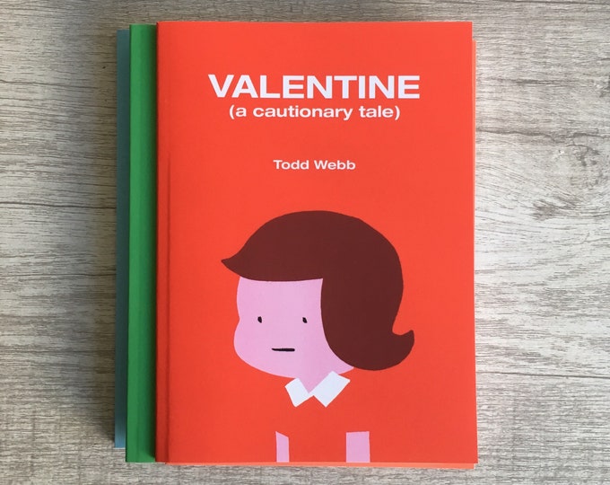 Valentine (A Cautionary Tale), Comic Book, 5 x 7 inches, 50 pages, full color, self published, comics, gift, cute, Valentine's Day