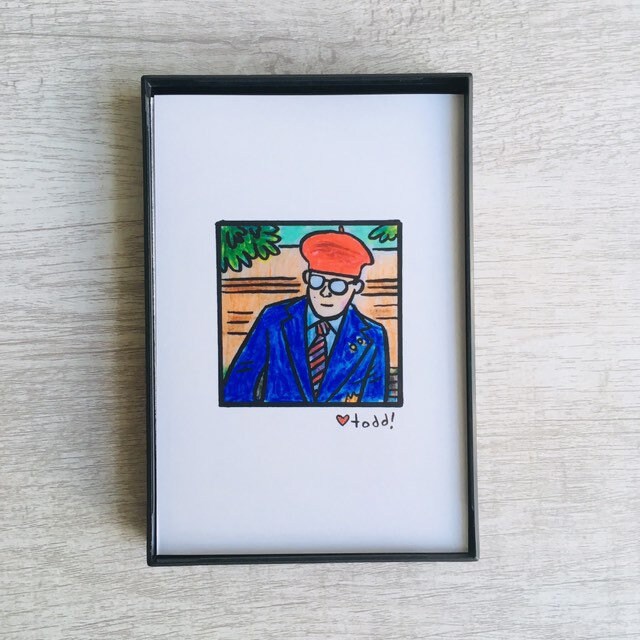 Red Hat Max Rushmore Print 4 X 6 Art Wall Movies Gift Wes Anderson Pop Culture Film Geek