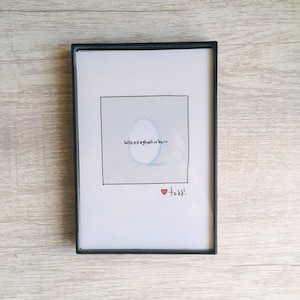 Wilco - A Ghost is Born, Art, Print, 4 x 6 inches, music, record cover, album art, illustration, gift idea, wall decor