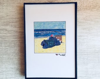 Eternal Sunshine of the Spotless Mind, Print, 4 x 6 inches, Michel Gondry, movies, film geek, framed artwork, wall decor, art