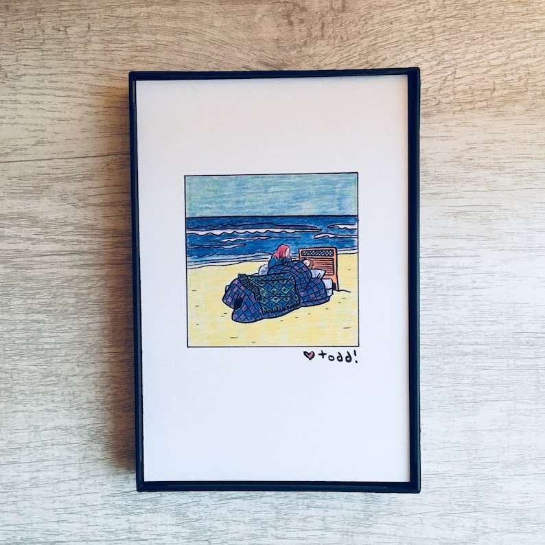 Eternal Sunshine of the Spotless Mind, Print, 4 x 6 inches, Michel Gondry, movies, film geek, framed artwork, wall decor, art image 1