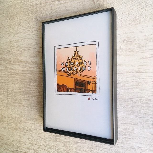 Vampire Weekend, Art, Print, 4 X 6 Inches, Music, Record Cover, Album Art, Illustration, Vinyl Junkie, Gift Idea, Wall Decor - Etsy Vampire Weekend, Art, Print, 4 X 6 Inches, Music, Record Cover, Album Art, Illustration, Vinyl Junkie, Gift Idea, Wall Decor - Etsy