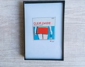 Clem Snide - The Ghost of Fashion, Art, Print, 4 x 6 inches, music, record cover, album art, illustration, gift idea, wall decor