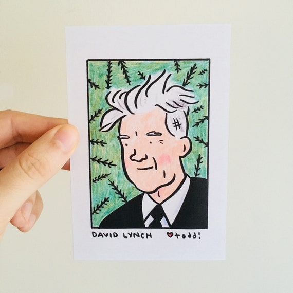 David Lynch - Print, 4 X 6 Inches, Portrait, Movies, Film