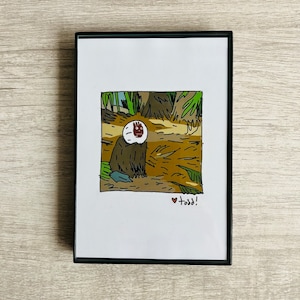 Wilson - Cast Away - Print, 4 x 6 inches, TV, framed artwork, wall decor, art, Tom Hanks
