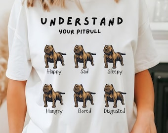 Funny Pitbull Unisex T-Shirt: Dog Lover Gift