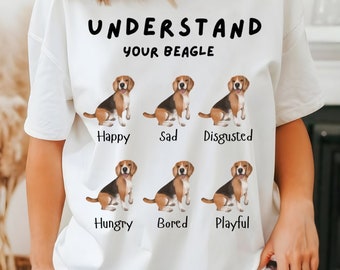 Camiseta unisex "Entiende a tu beagle": Regalo divertido para amantes de los perros