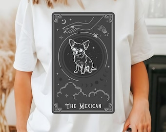Chihuahua Tarot Card Shirt: Funny Dog Lover Tee