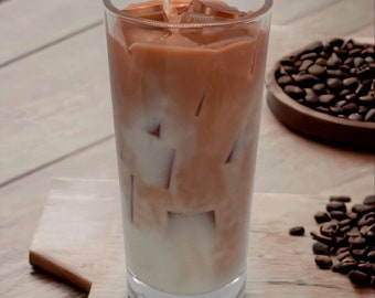 Koreaanse Iced Latte Kaars / Koffiekaars / Koreaanse kaarsen / Iced Coffee Kaars / Drinkkaars / Mooie kaars / Koreaans cadeau