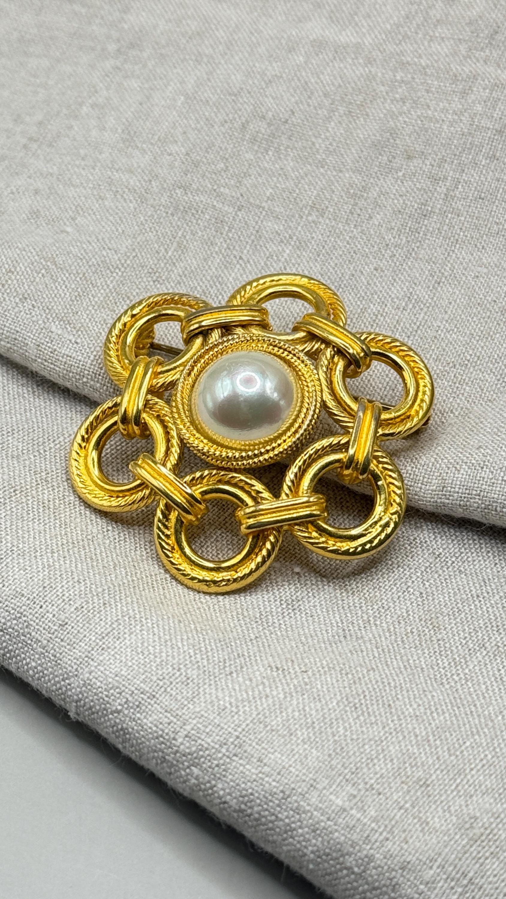 セリーヌ　CELINE リーフ　ブローチ Celine Brooch - Etsy