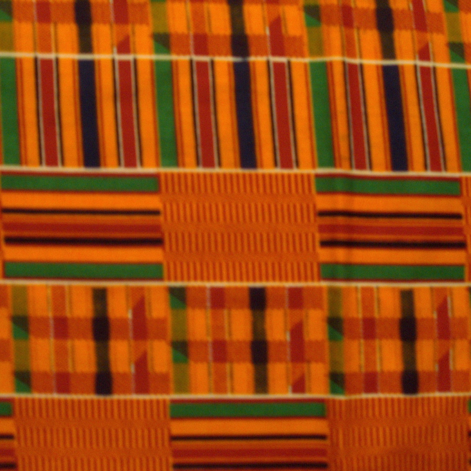 Table Runner for KWANZAA / BLACK HISTORY Orange Kente Etsy