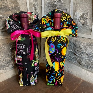 GIFT BAGS for WINE -- Anniversary / Birthday