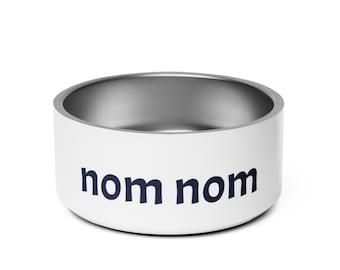 nom nom pet bowl navy