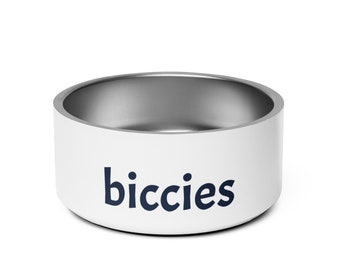 biccies pet bowl navy