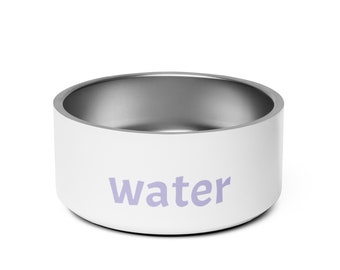 water pet bowl purple