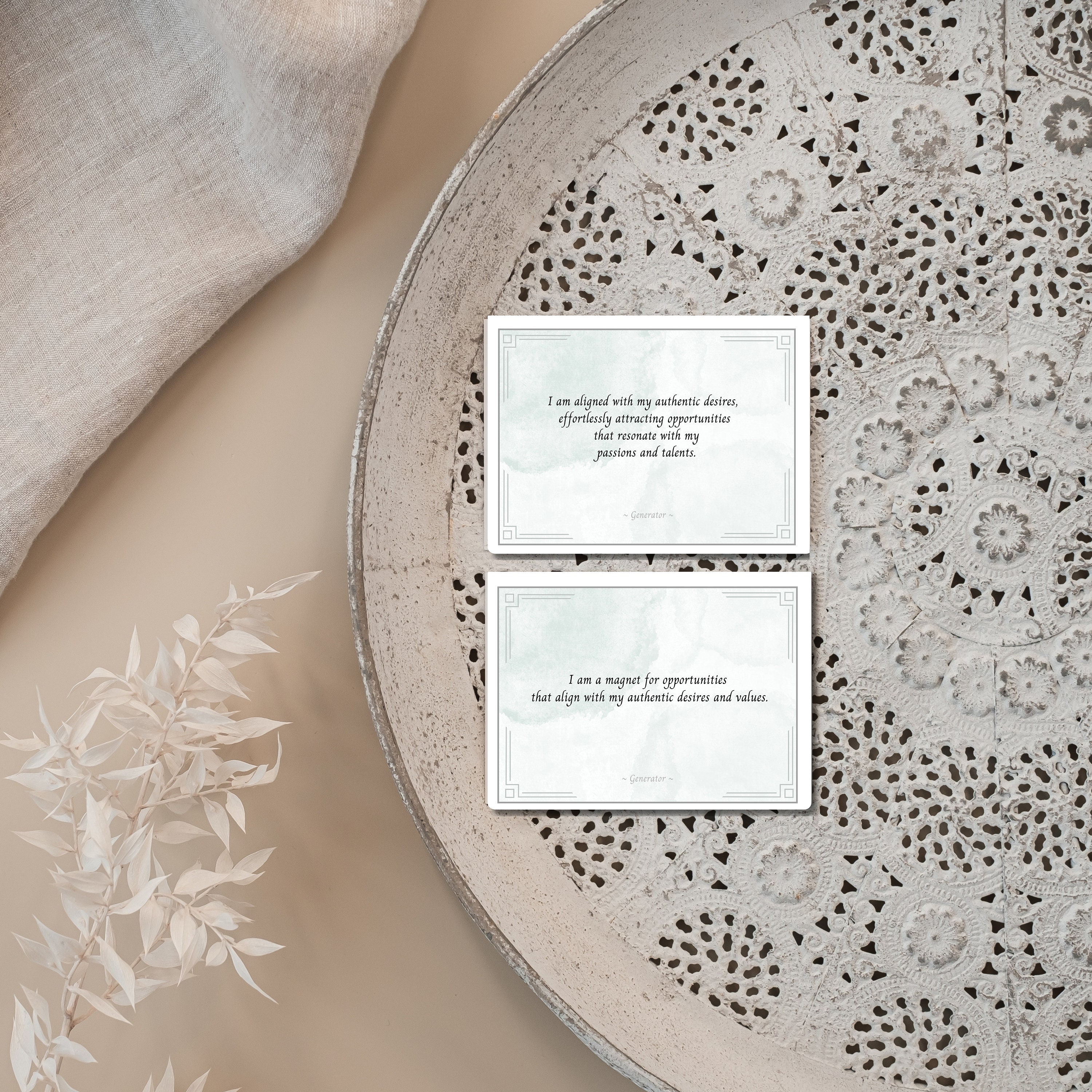 Human Design GENERATOR Affirmation Cards/printable/vision Board ...