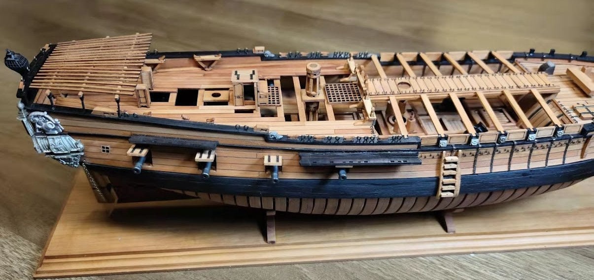 La Salamandre Bomb Ketch 1:96 POF Kit - Etsy
