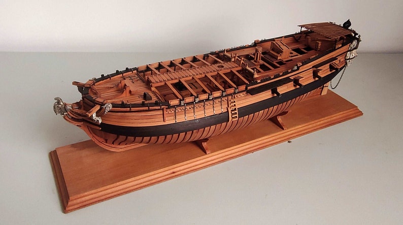 La Salamandre Bomb Ketch 1:96 POF Kit - Etsy