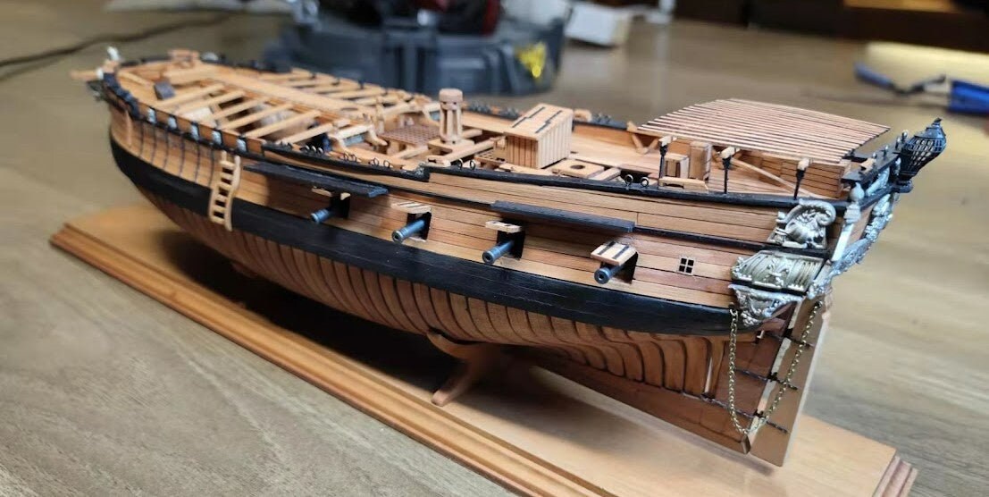 La Salamandre Bomb Ketch 1:96 POF Kit - Etsy