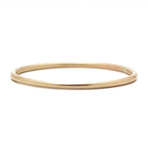 Smooth Gold Ring, Single Thin Gold Ring, Simple Stacking Ring, Tiny Gold Stacking Ring, 14k Gold Fill Ring, - Halo Stacking Ring