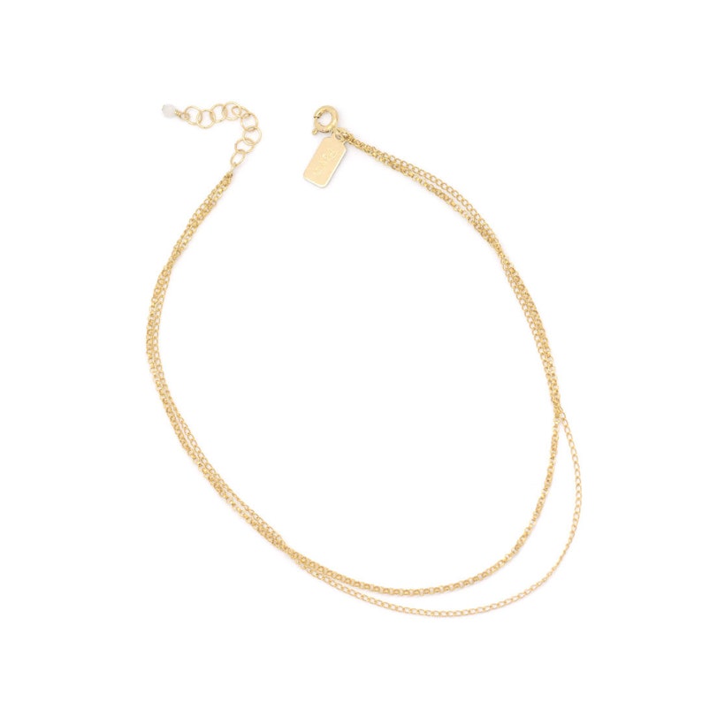 Tiny Gold Chain Anklet Delicate Dainty 14k Gold Fill Anklet Etsy
