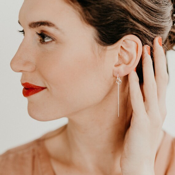 Delicate earrings on sale