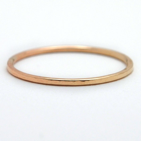 Single Slim Stacking Ring in Goldfill