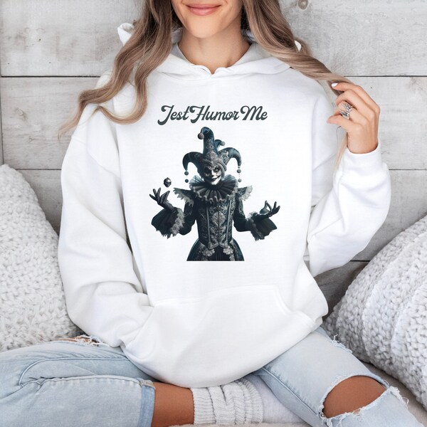 Jester Hoodie | Clowncore Gift | Comedy Gift | Cool Comedian Gift | Renaissance Fair | Heavy Blend™ Hooded Sweatshirt