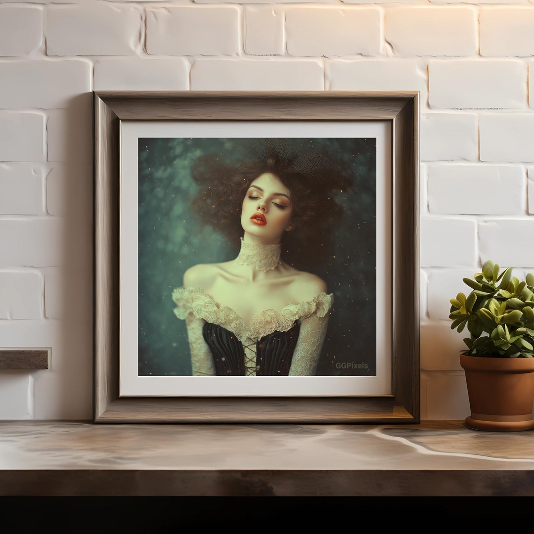 Printable Victorian Style Wall Art Ethereal