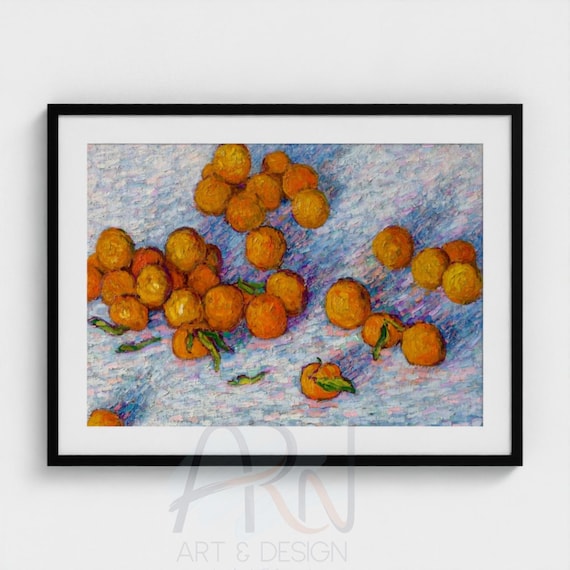 Francis Picabia Les Oranges 1909 Vintage Impressionist Citrus Fruit Painting Digital Download, French Still Life Kitchen Decor Wall Art