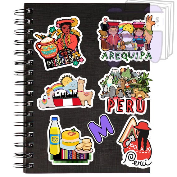 Peruvian Culture Sticker Pack: Andes Travel Clipart (Digital Download)