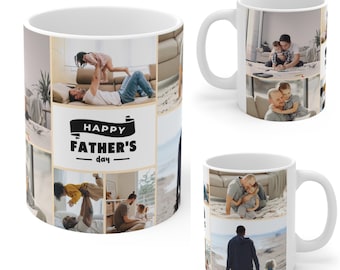 Father's Day Mug, Family collage, Dad  Mug, Custom Mug, Personalized Mug.
