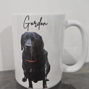 custom pet mug, custom dog mug, Gift For Pet Parents, Dog Lover, dog remembrance gift afbeelding 8