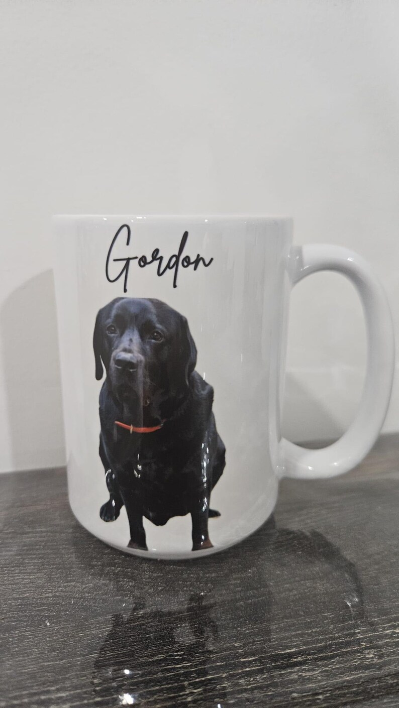custom pet mug, custom dog mug, Gift For Pet Parents, Dog Lover, dog remembrance gift afbeelding 8