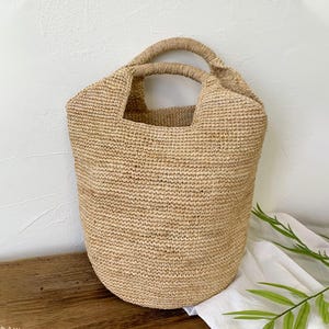 Sac à main tissé en raphia, sac de plage en paille fait main pour femme, sac à main d'été naturel