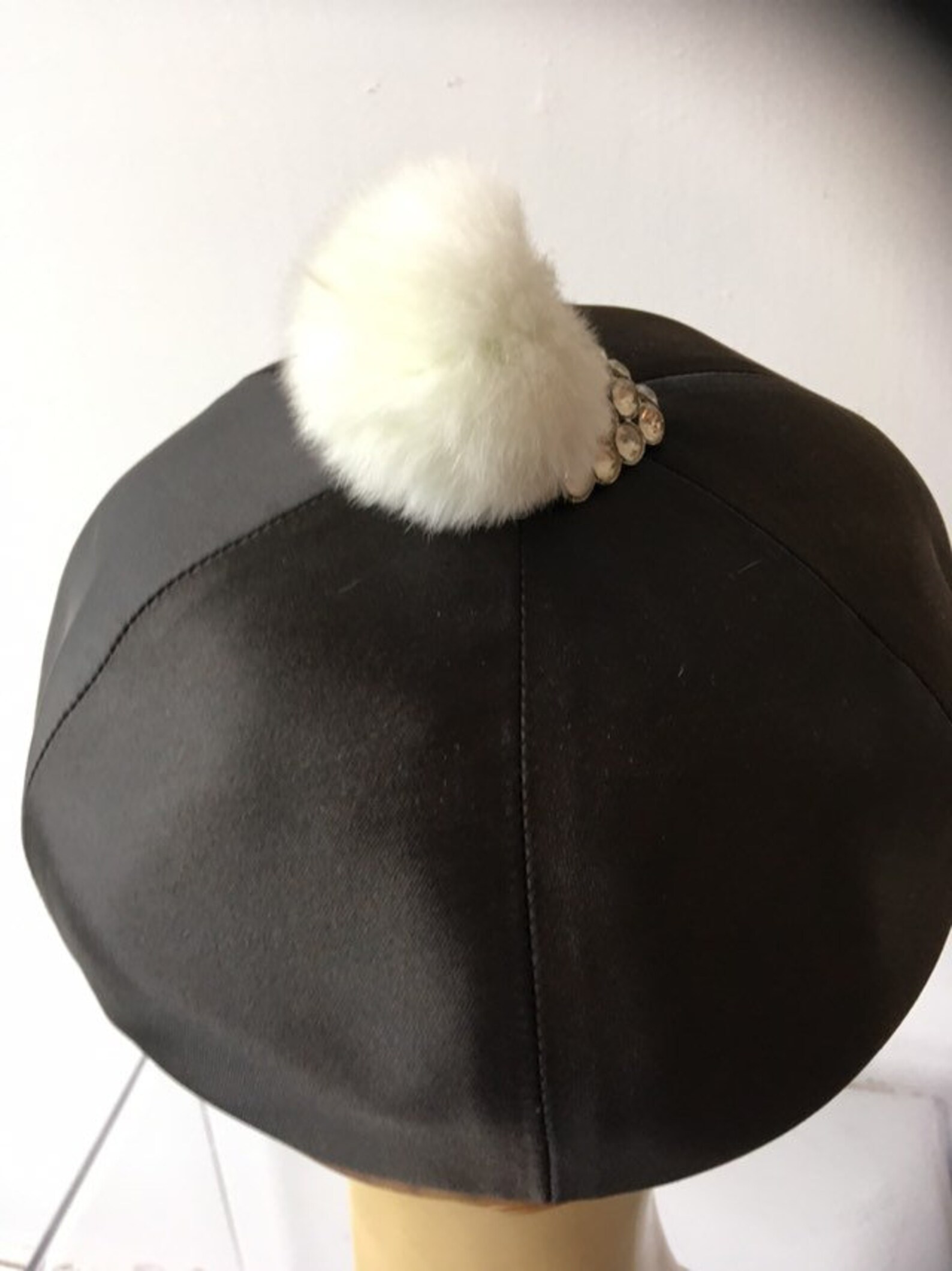 1950s Satin Hat Jan Leslie Hat Vintage 50s Hat Whimsical Etsy