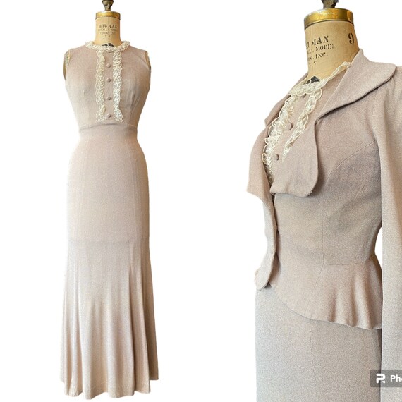 1970s maxi dress, young innocent, vintage dress a… - image 1